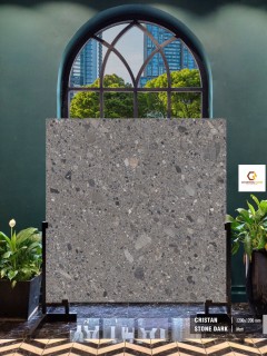 Gạch 120X120 Ấn Độ CRISTAN STONE DARK